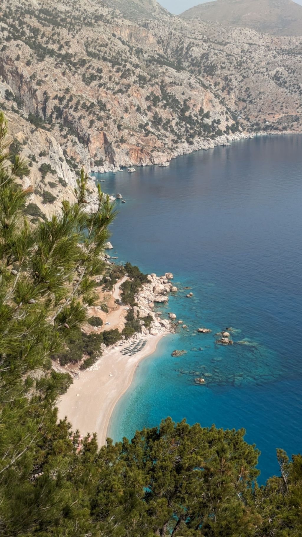 Karpathos, lettini e mare